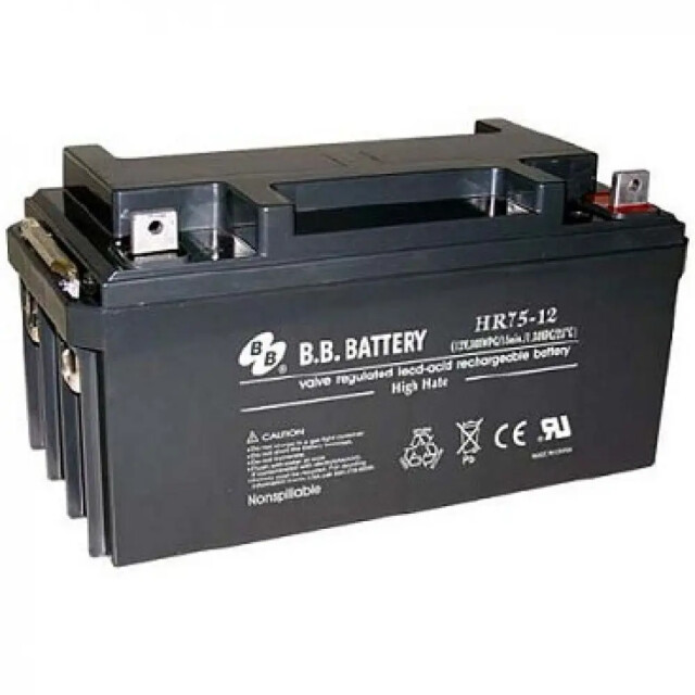 фотографія bb battery hr 75-12/b2 - акумулятор 75аг 12в