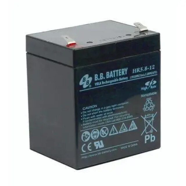 фотография bb battery hr 5.8-12/t1 - аккумулятор 5.8ач 12в фотография bb battery hr 5.8-12/t1 - аккумулятор 5.8ач 12в