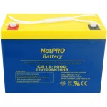 фотографія акумулятор netpro cs12-100d №1 фотографія акумулятор netpro cs12-100d №1