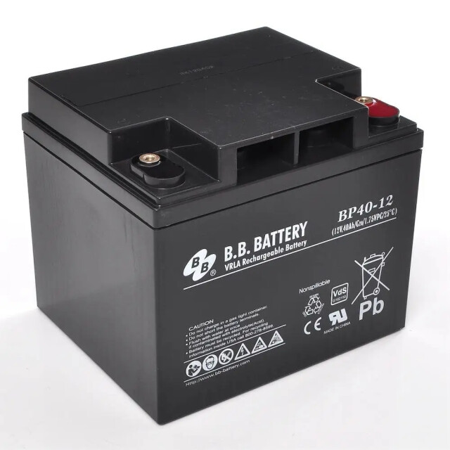 фотографія bb battery bp 40-12/b2 - акумулятор 40аг 12в фотографія bb battery bp 40-12/b2 - акумулятор 40аг 12в