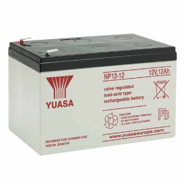 фотография yuasa np 12-12 - аккумулятор 12ah 12v