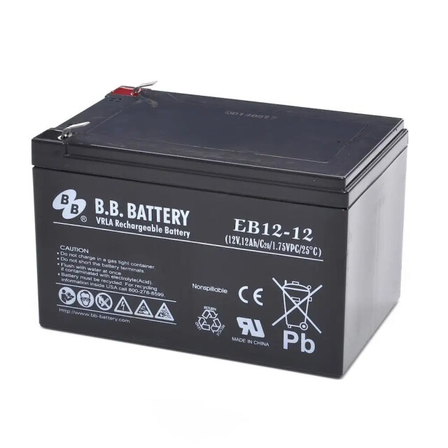 фотография bb battery eb 12-12 - аккумулятор 12ач 12в
