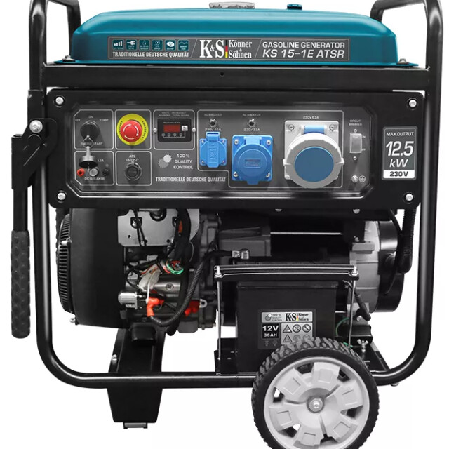 фотографія konner&sohnen ks 15-1e atsr - бензиновий генератор 12 квт