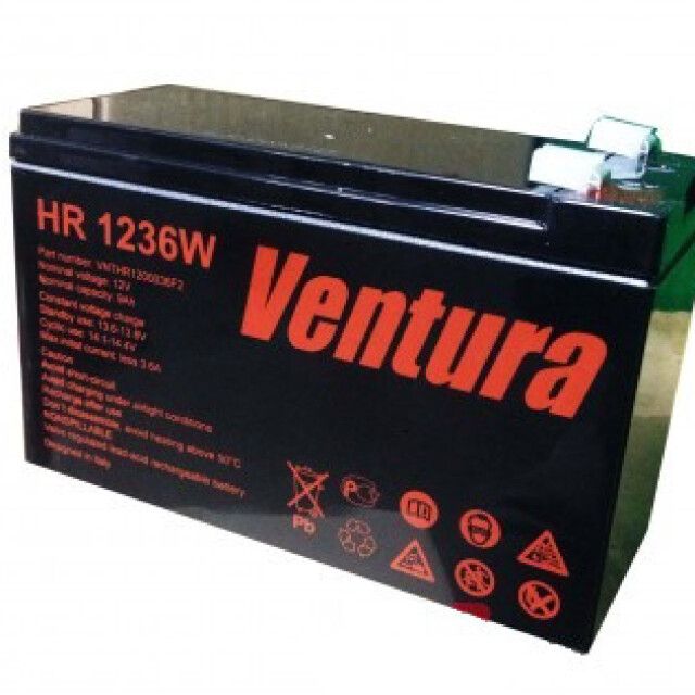 фотографія ventura hr 1236w(9ah) - акумулятор 9аг 12в фотографія ventura hr 1236w(9ah) - акумулятор 9аг 12в