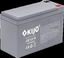 KIJO JS12-9, 12V 9Ah - Універсальний AGM акумулятор 9Агод