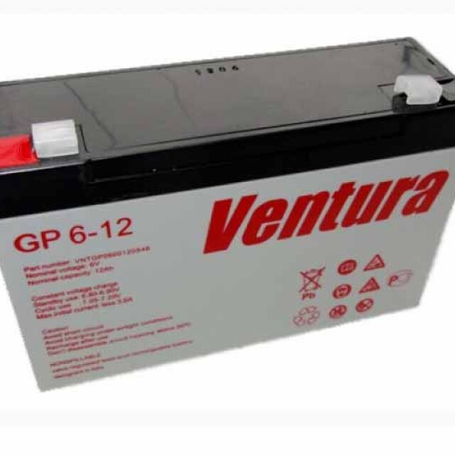 фотографія ventura gp 6-12 - акумулятор 12ah 6v