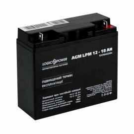 Акумулятор AGM LogicPower LPM 12V - 18 Ah