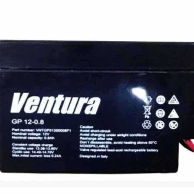 фотографія ventura gp 12-0,8 - акумулятор 0,8ah 12v фотографія ventura gp 12-0,8 - акумулятор 0,8ah 12v