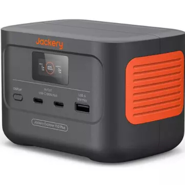 фотография jackery explorer 100 plus - портативная элестростанция 99 вт·ч 128 вт
