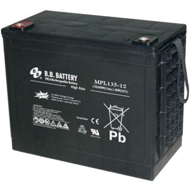 фотографія bb battery mpl 135-12/i3 - акумулятор 135аг 12в фотографія bb battery mpl 135-12/i3 - акумулятор 135аг 12в