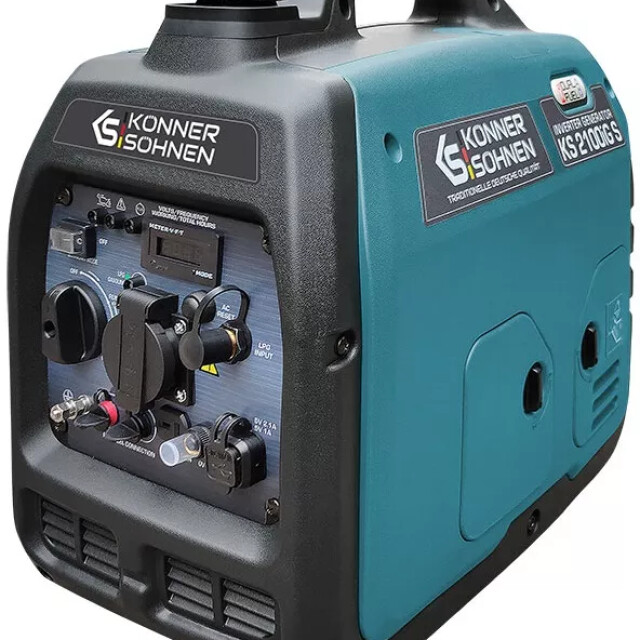 фотография konner&sohnen ks 2100ig s - инверторный газо-бензиновый генератор 2 квт