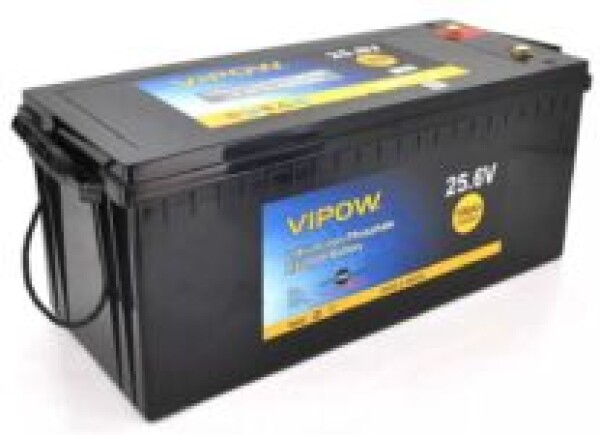фотографія Акумулятор Vipow LiFePO4 25,6V 100Ah з вбудованою ВMS платою 80A фотографія Акумулятор Vipow LiFePO4 25,6V 100Ah з вбудованою ВMS платою 80A