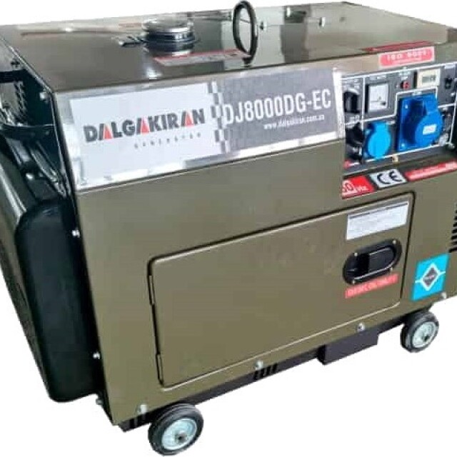 фотография dalgakiran dj 8000 dg-ec - дизельный однофазный генератор 8 квт в кожухе фотография dalgakiran dj 8000 dg-ec - дизельный однофазный генератор 8 квт в кожухе