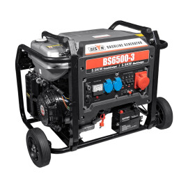 Bison BS6500-3 фазний генератор бензиновий 5 кВт
