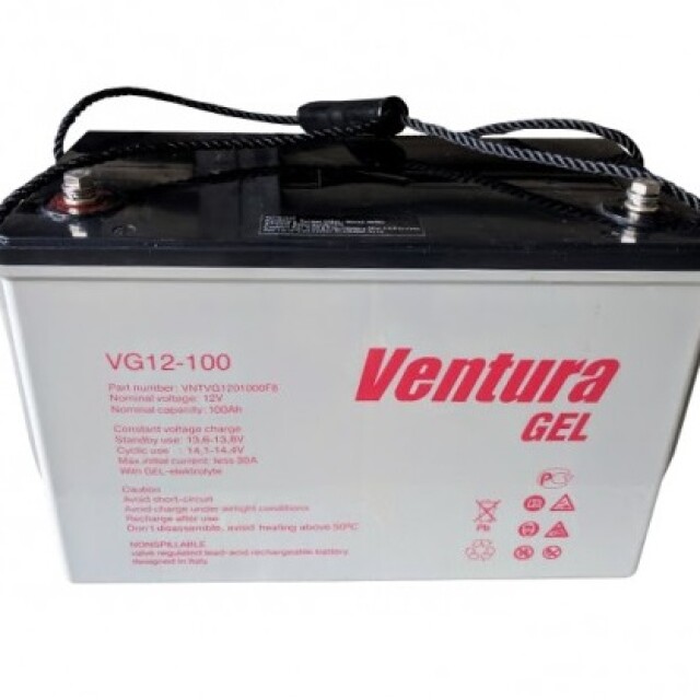 фотография ventura vg 12-100 gel - аккумулятор 100ач 12в фотография ventura vg 12-100 gel - аккумулятор 100ач 12в