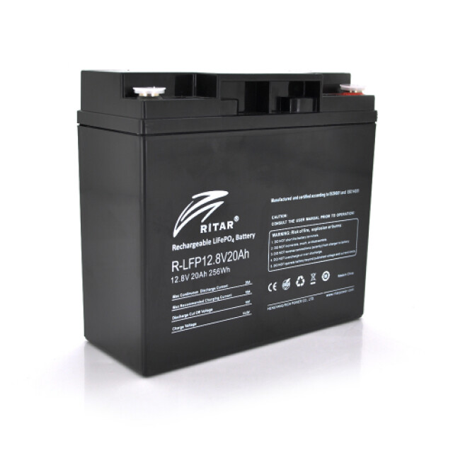 фотографія ritar lifepo4 12,8v 20ah - акумулятор 20 аг 12.8 в фотографія ritar lifepo4 12,8v 20ah - акумулятор 20 аг 12.8 в