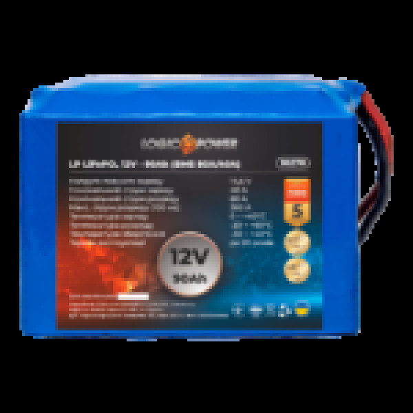 фотографія Акумулятор LiFePO4 LogicPower 12V - 90 Ah (BMS 80A/40A)