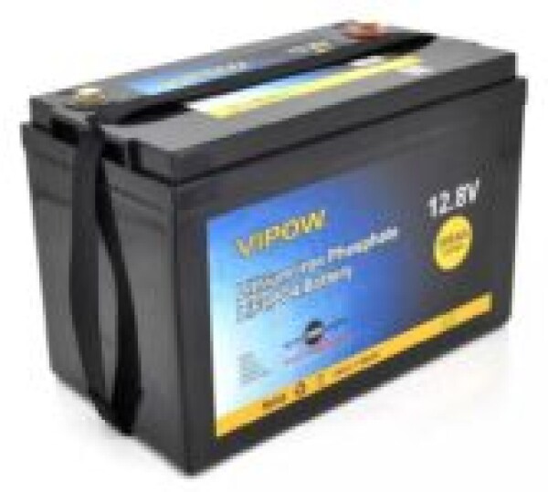 фотографія Акумулятор Vipow LiFePO4 12,8V 100Ah з вбудованою ВMS платою 80A фотографія Акумулятор Vipow LiFePO4 12,8V 100Ah з вбудованою ВMS платою 80A