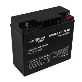 Аккумулятор AGM LogicPower LP 12V - 20 Ah Silver