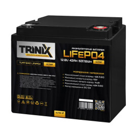 Trinix TLFP-1242 Ultra - LiFePO4 акумуляторна батарея 12.8В 42Агод
