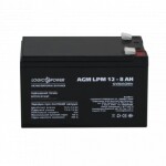 фотография аккумулятор agm logicpower lpm 12v - 8 ah №3