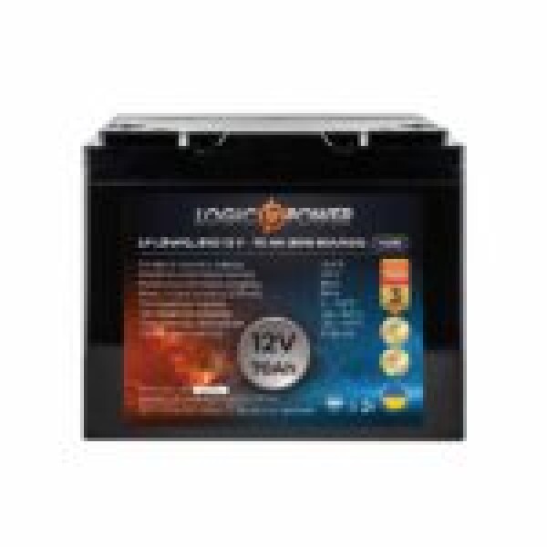 фотография Аккумулятор LiFePO4 LogicPower 12V - 70 Ah (BMS 80A/40A) пластик