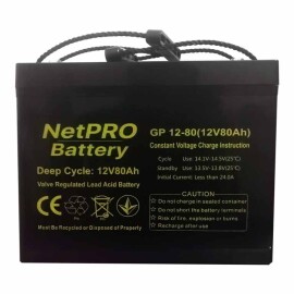 NetPRO GP 12-80 - акумулятор 12В 80 Аг