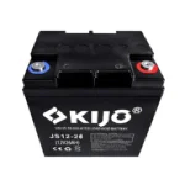 фотографія KIJO JS12-26, 12V 26Ah - Універсальний AGM акумулятор 26Агод фотографія KIJO JS12-26, 12V 26Ah - Універсальний AGM акумулятор 26Агод