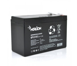 Акумулятор 12В 9Аг Merlion AGM GP1290F2B 12V 9Ah