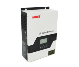 Гібридний інвертор MUST PV18-1012VPM, 1000W, 12V, струм заряду 10/20A, 160-275V, MPPT (60А, 105 Vdc)