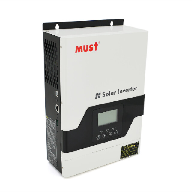 фотографія гібридний інвертор must pv18-1012vpm, 1000w, 12v, струм заряду 10/20a, 160-275v, mppt (60а, 105 vdc) фотографія гібридний інвертор must pv18-1012vpm, 1000w, 12v, струм заряду 10/20a, 160-275v, mppt (60а, 105 vdc)