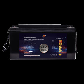 Акумулятор LiFePO4 LogicPower 24V - 230 Ah (BMS 200A/100A) пластик