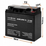 фотография аккумулятор agm logicpower lpm 12v - 17 ah №6 фотография аккумулятор agm logicpower lpm 12v - 17 ah №6