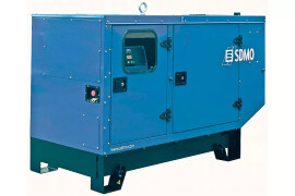 SDMO T33K - дизельный генератор 26 кВт в кожухе