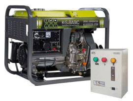 Konner&Sohnen KSB 8000DE ATSR +ATS- Дизельный генератор 6 кВт + блок ATS