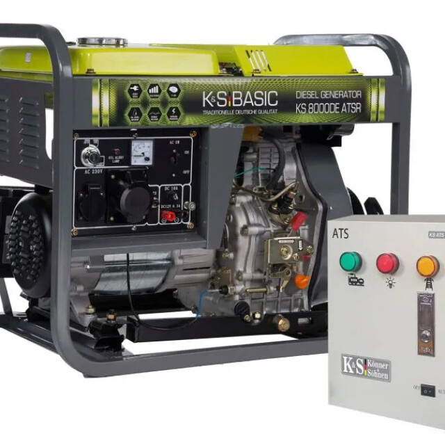 фотография konner&sohnen ksb 8000de atsr +ats- дизельный генератор 6 квт + блок ats фотография konner&sohnen ksb 8000de atsr +ats- дизельный генератор 6 квт + блок ats