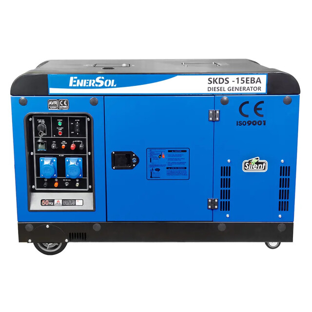 фотографія enersol skds-15eba - дизельний генератор 12 квт в кожусі