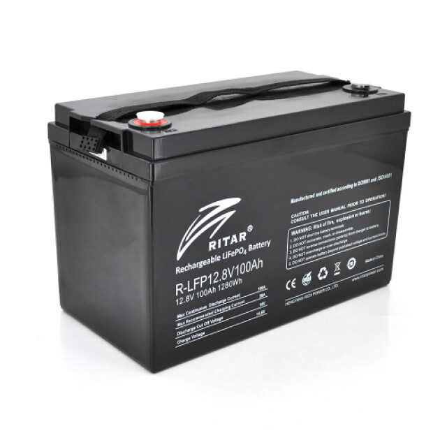 фотографія ritar lifepo4 12,8v 100ah - акумулятор 100 аг 12.8 в фотографія ritar lifepo4 12,8v 100ah - акумулятор 100 аг 12.8 в