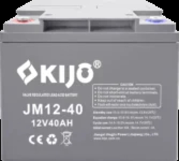 фотографія KIJO JM12-40 12V 40Ah - AGM акумулятор глибокого циклу 40Агод фотографія KIJO JM12-40 12V 40Ah - AGM акумулятор глибокого циклу 40Агод