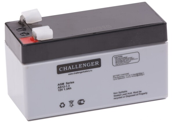 фотографія Challenger AS12-1.3 - акумулятор 1.3Аг 12В