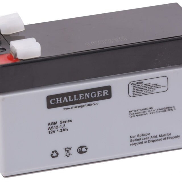 фотографія challenger as12-1.3 - акумулятор 1.3аг 12в фотографія challenger as12-1.3 - акумулятор 1.3аг 12в