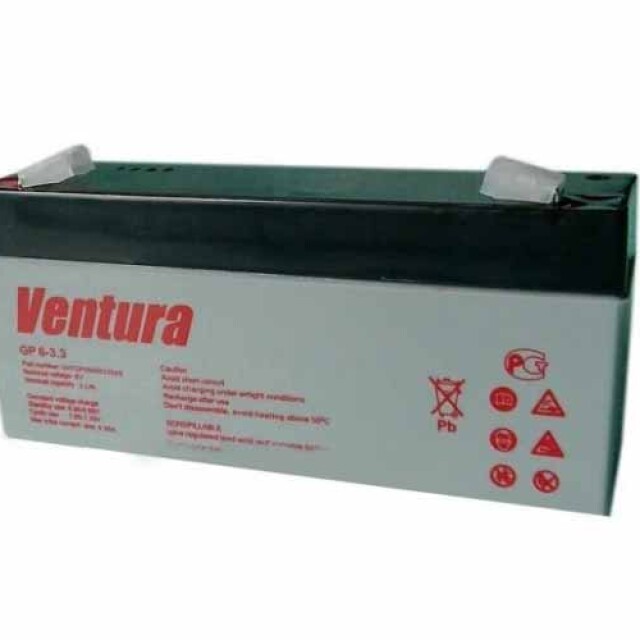 фотография ventura gp 6-3,3 - аккумулятор 3,3ah 6v фотография ventura gp 6-3,3 - аккумулятор 3,3ah 6v