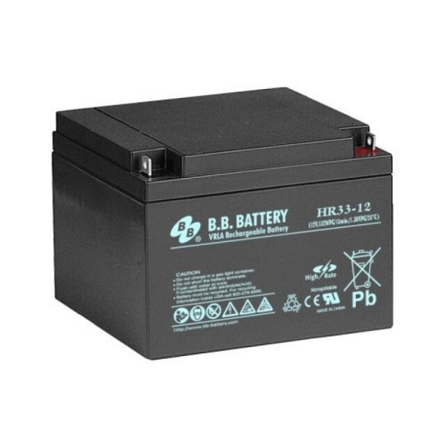 фотография bb battery hr 33-12/b1 - аккумулятор 33ач 12в