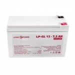 фотография аккумулятор гелевый logicpower lp-gl 12v - 7.5 ah silver №1