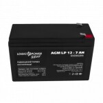 фотография аккумулятор agm logicpower lp 12v - 7 ah silver №1 фотография аккумулятор agm logicpower lp 12v - 7 ah silver №1