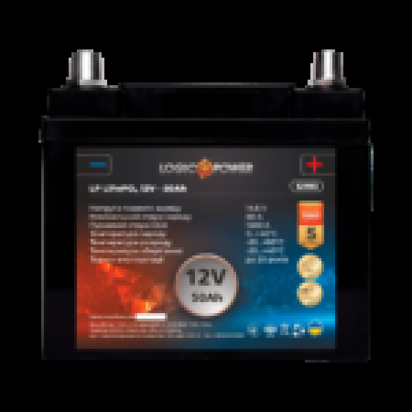 фотографія Літієвий АКБ для Авто LP LiFePO4 12V - 50 Ah (+ справа)