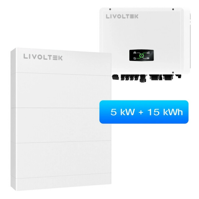 фотографія livoltek all-in-one ess 3-phase 5 квт - гібридний інвертор 5 квт + акб 15 квт/год + bms