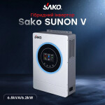 фотография sako sunon v 6.5kw/48v+120а mppt - гибридный инвертор 6.5 ква №7