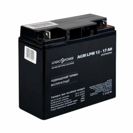 Аккумулятор AGM LogicPower LPM 12V - 17 Ah