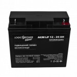 фотография аккумулятор agm logicpower lp 12v - 20 ah silver №1